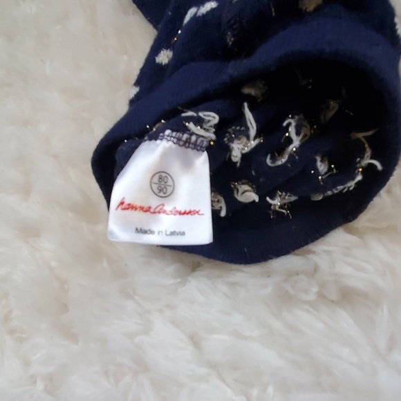 EUC Hanna Andersson Sparkle Holiday Dress & Tights - Picture 8 of 8